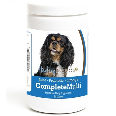Healthy Breeds Healthy Breeds 192959009859 Cavalier King Charles Spaniel all in one Multivitamin Soft Chew - 90 Count 192959009859